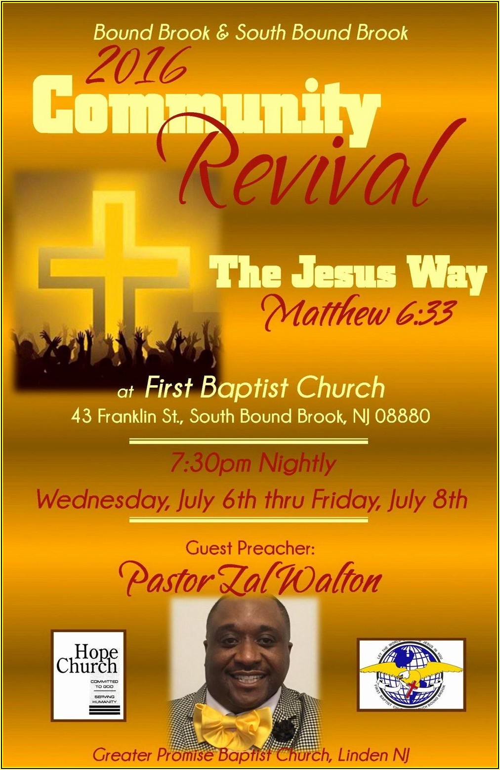 Free Church Revival Flyer Template