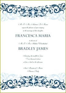 Free Dinner Invitation Card Template