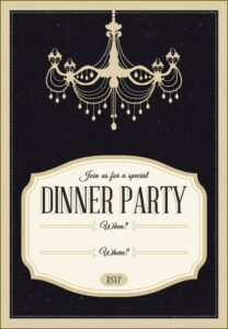 Free Dinner Party Invitation Template