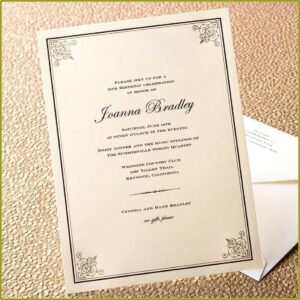 Free Formal Dinner Invitation Template