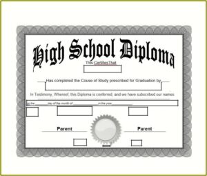 Free Ged Certificate Template Download