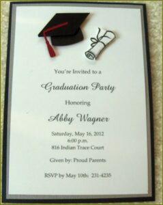 Free High School Graduation Invitation Templates