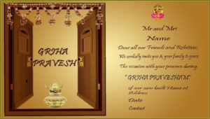 Free Housewarming Invitation Template India