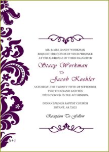 Free Invitation Card Templates