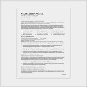 Resume Paper Without Watermark