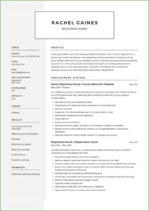 Resume Registered Nurse Sample