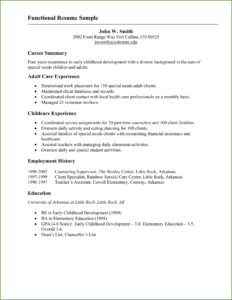 Resume Sample Template Download