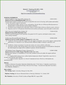 Resume Samples For Registered Nurses