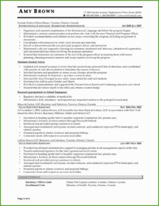 Resume Template Canada 2018