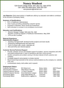 Resume Template Example