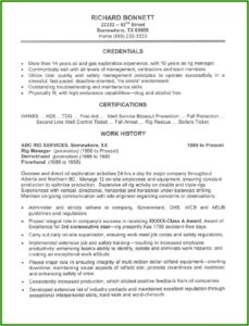 Resume Template For Journeyman Electrician