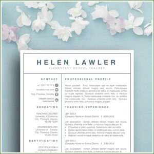 Resume Template Pages Mac Download