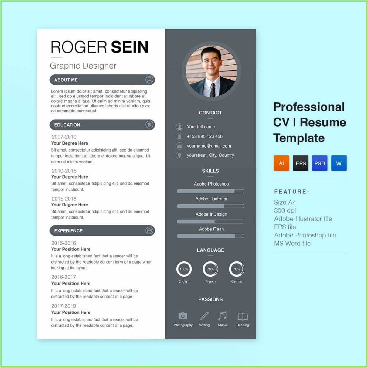 Resume Templates For Experienced It Professionals Free Download