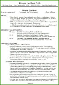 Resume Writing Consultant