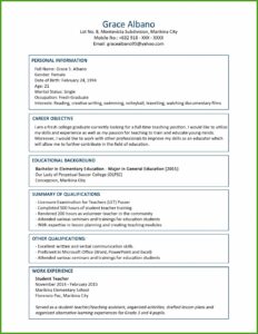 Resume Writing For Electrical Engineer
