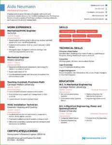Resume Writing For Engineers