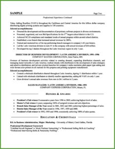 Sales Resumes Examples Free