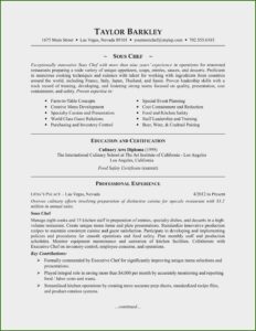 Sample Executive Cv Format