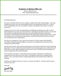 Sample Of Cv And Cover Letter