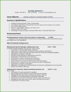 Sample Of Resume Format 2018