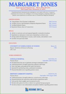 Sample Resume For Nurses With Experience 2018