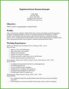 Sample Resume For Nurses With Experience Doc