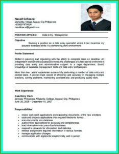 Sample Resume For Nurses With Experience In The Philippines