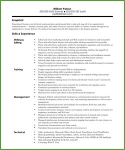 Samples Of Resume For Writer