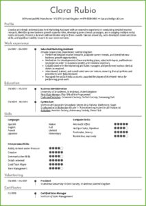 Samples Of Sales And Marketing Resumes