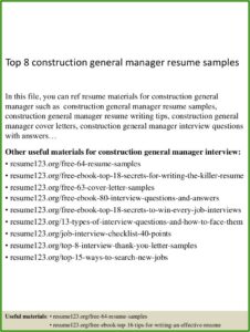 Self Employed Resume Templates