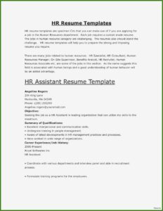 Simple Examples Of Resumes