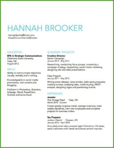 Simple Resume Builder Online Free