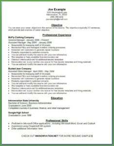 Simple Resume Creator Free