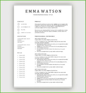 Simple Resume Making Online Free