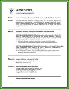 Simple Resume Template With Picture Free Download