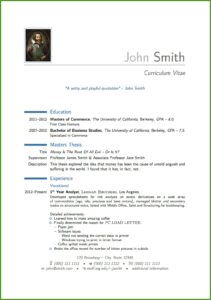 Skills Based Resume Template Microsoft Word