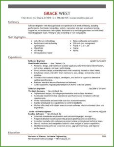 Software Engineer Resume Writing Service