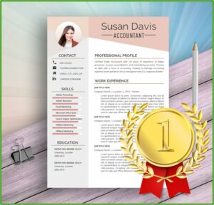 Template For Professional Resume In Word