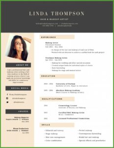 Templates For Professional Resume