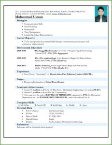 Top Best Resume Format Download
