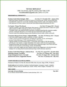 Updated Resume Format Free Download