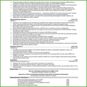 Warehouse Resume Template Free