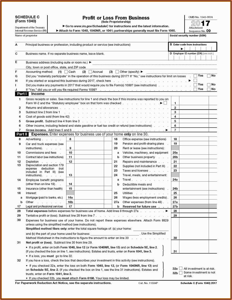 1099 Misc Form Printable 2018