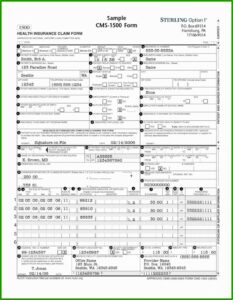 1500 Insurance Claim Form Template