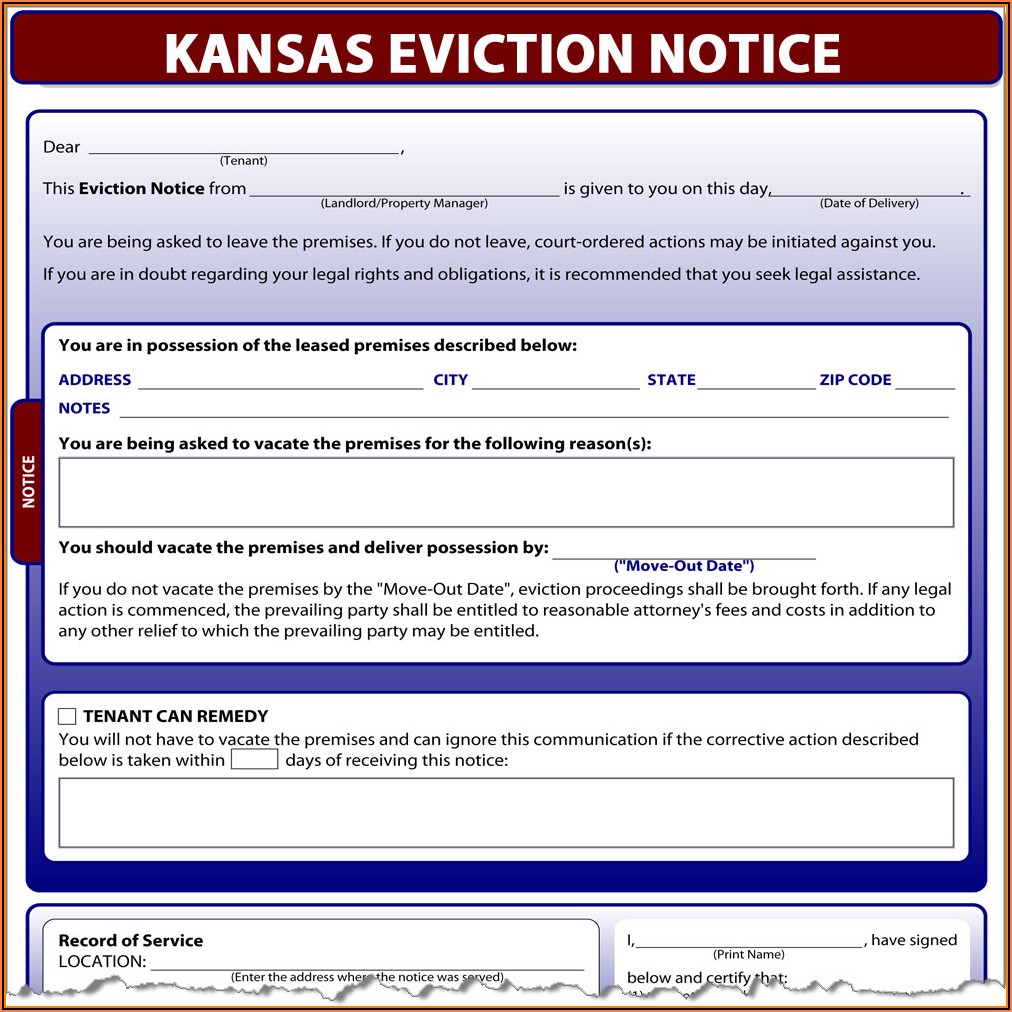 3 Day Eviction Notice Form New Mexico