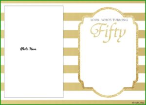 50th Birthday Invitations Templates Free Printable
