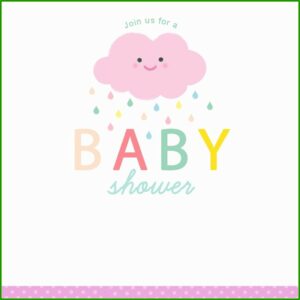 Baby Sprinkle Invitations Templates Editable