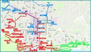 Barcelona Hop On Hop Off Bus Route Map
