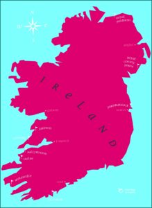 Best Irish Golf Courses Map