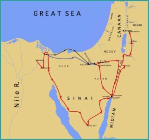 Bible Map Land Of Canaan